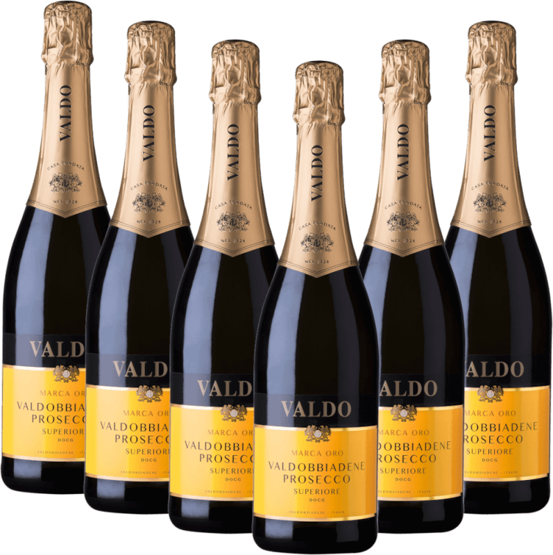 6er Vorteils-Weinpaket - Marca Oro Valdobbiadene Prosecco Superiore DOCG - Valdo