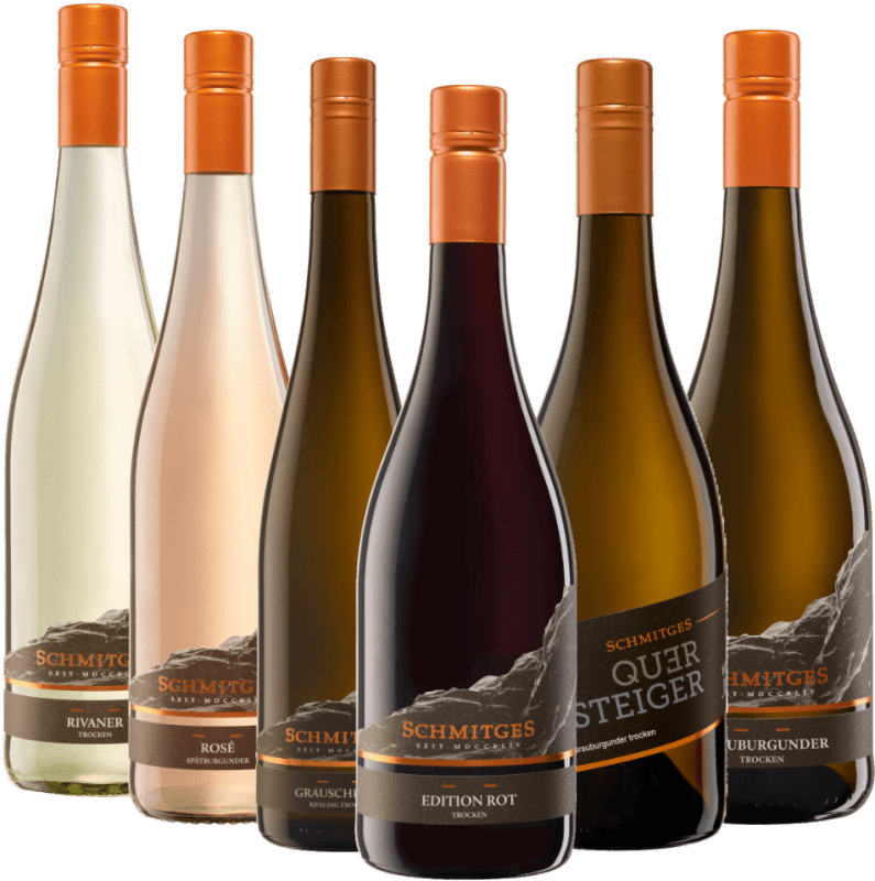 6er Kennenlernpaket - Moselweine vom Weingut Schmitges