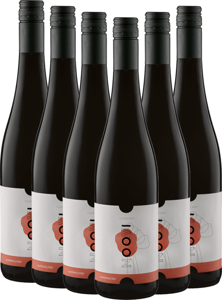 6x Vorteils-Weinpaket Noovi Cuvée Rot Alkoholfrei - Noovi
