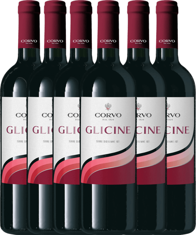 6er Vorteils-Paket - Glicine Rosso Sicilia - Duca di Salaparuta