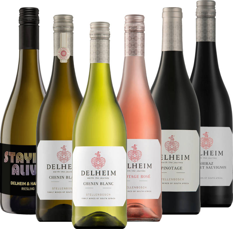 Tramonto a Stellenbosch – Momenti di vino con Delheim – Confezione degustazione 6x