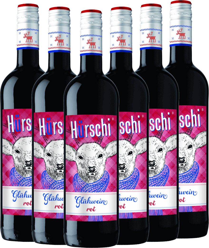 6x Vorteils-Weinpaket Glühwein rot - Hürschi