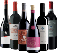 Vini rossi preferiti dall'Italia - confezione da 6 assaggi
