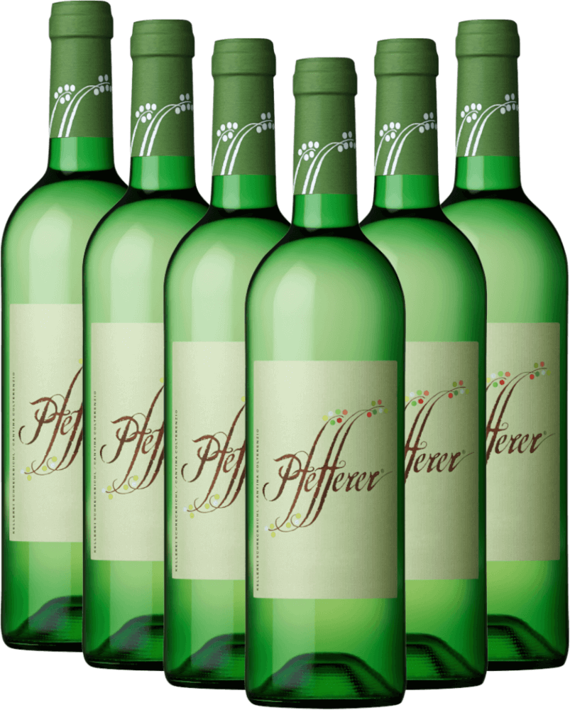 6er Vorteilspaket - Pfefferer Vigneti delle Dolomiti IGT - Kellerei Schreckbichl