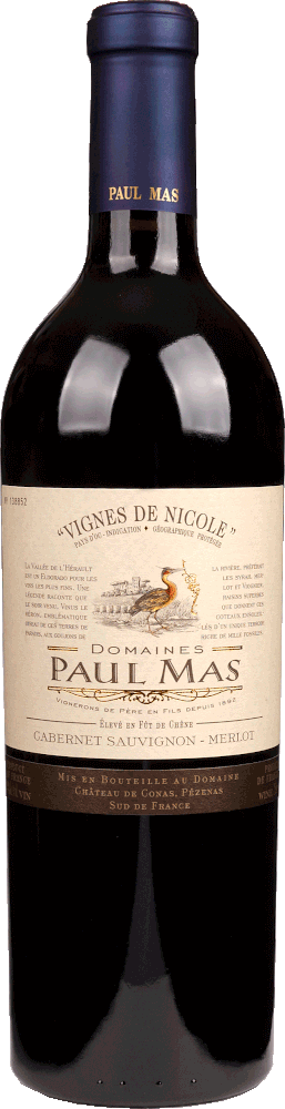 Vignes de Nicole Cabernet Sauvignon Merlot Pays 1,5 l Magnum - Domaine Paul Mas