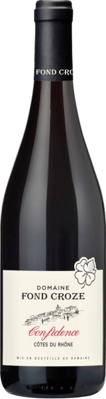 Cuvée Confidence Rouge Côtes du Rhône AOP - Domaine Fond Croze