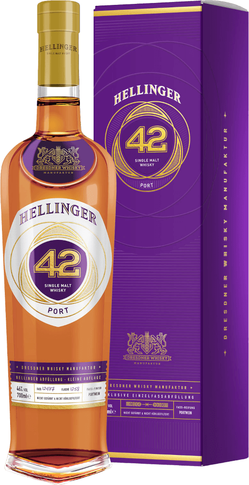 Vorschau: Hellinger 42 Port - Dresdner Whisky Manufaktur - 2x Vorteilspaket