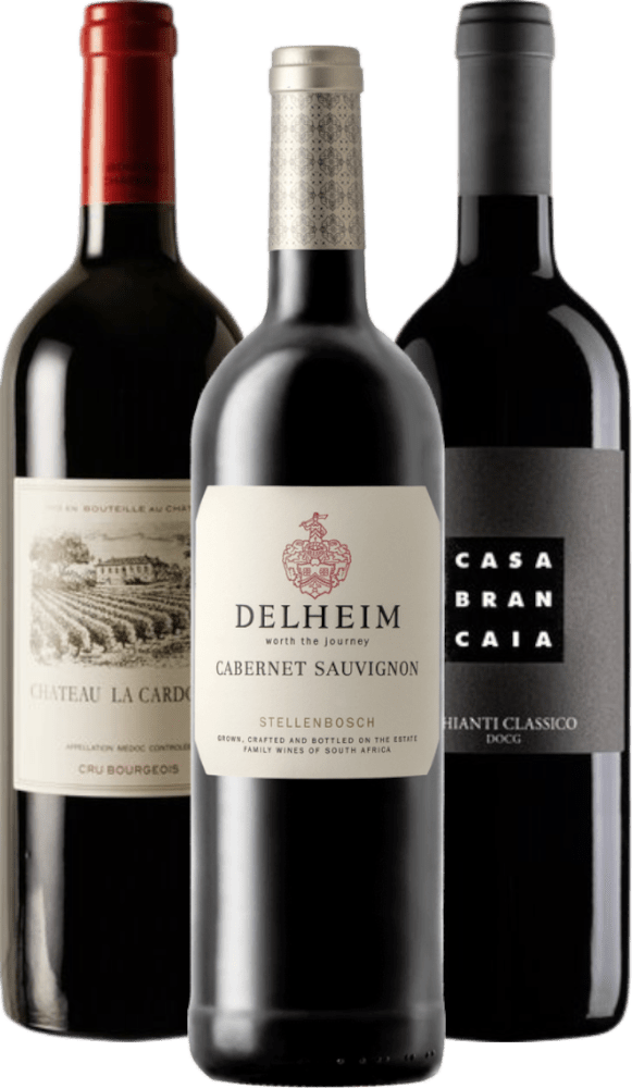 Selezione di vini rosso