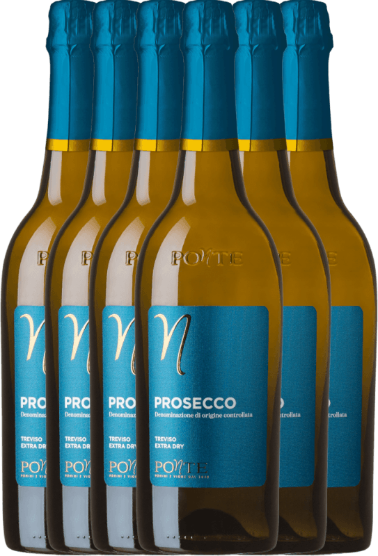 6er Vorteilspaket - Prosecco Spumante Treviso DOC Extra Dry - Ponte