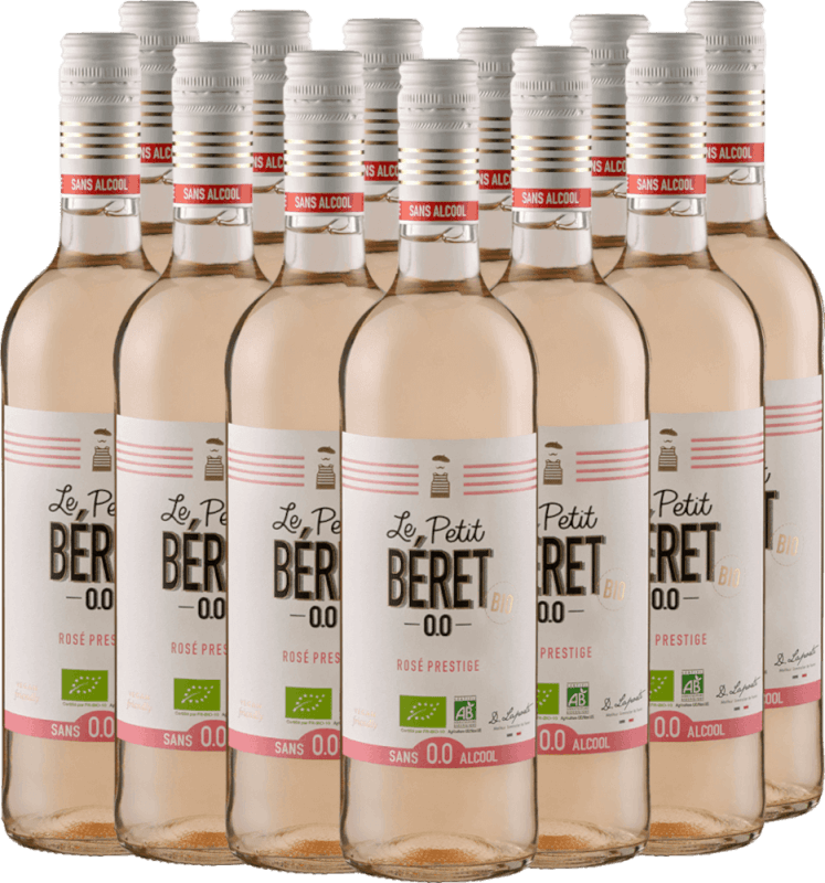 12er Vorteils-Weinpaket - Le Petit Béret Rosé Prestige Alkoholfrei - Le Petit Béret