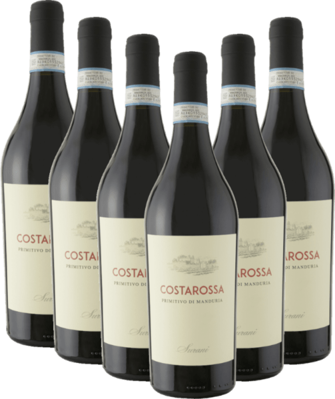 6er Vorteilspaket - Costarossa Primitivo di Manduria DOC - Surani