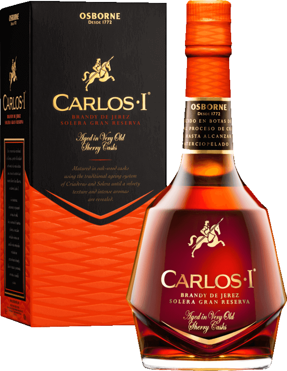 Carlos I Brandy de Jerez Solera Gran Reserva in GP - Bodegas Osborne