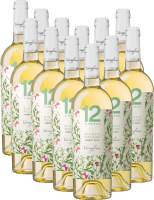 Vorschau: 12x Vorteils-Weinpaket 12 e Mezzo Bianco Organic Wine Puglia IGP - Varvaglione
