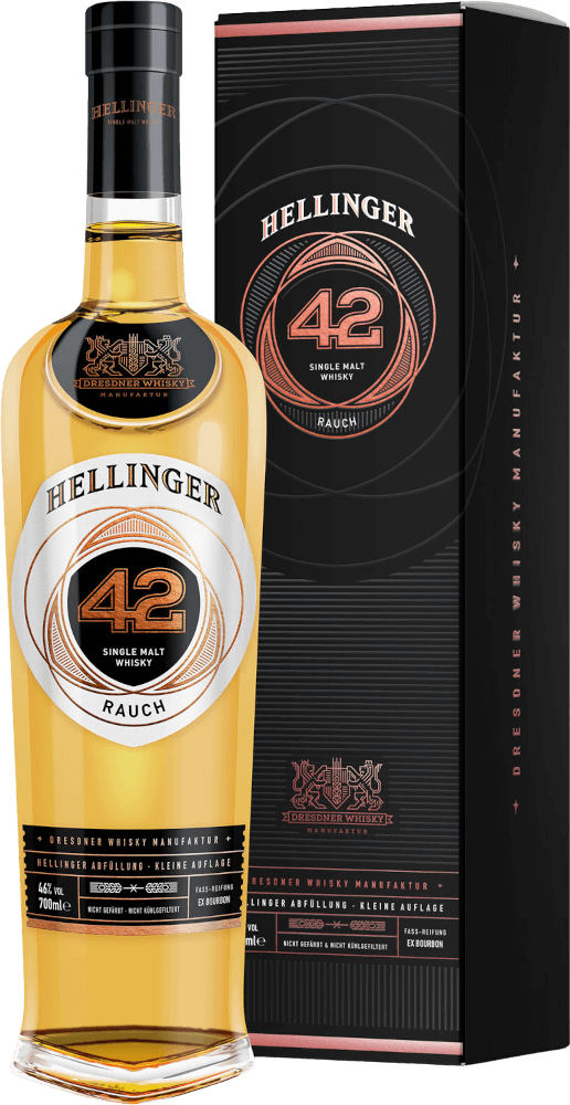 Vorschau: Hellinger 42 Rauch - Dresdner Whisky Manufaktur - 2x Vorteilspaket