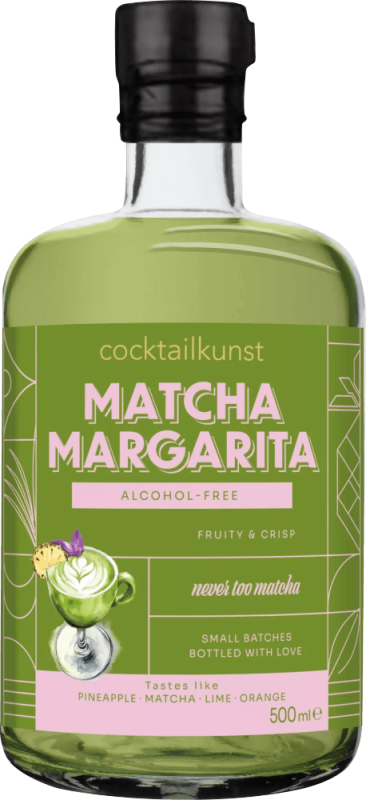 Matcha Margarita alkoholfrei 0,5l - Cocktailkunst