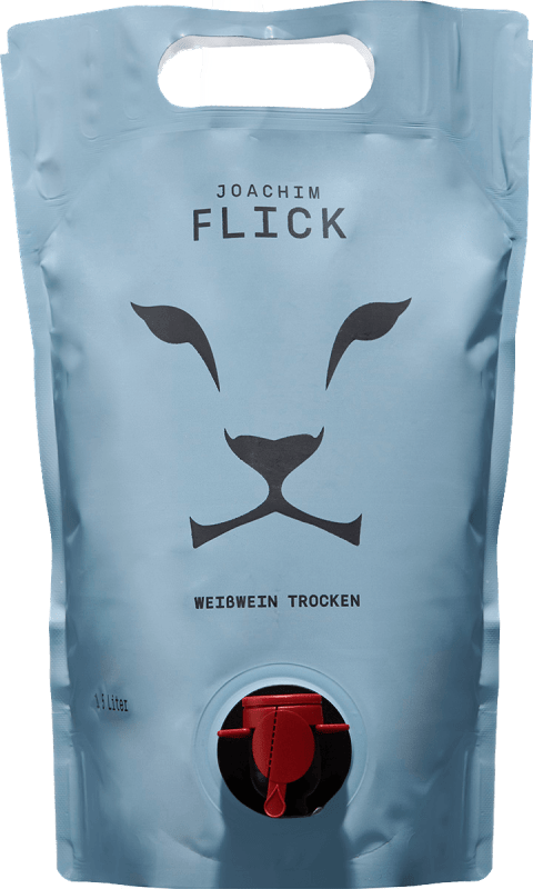 Weißwein Trocken By Joachim Flick 1,5 l Pouch Weinschlauch - Joachim Flick