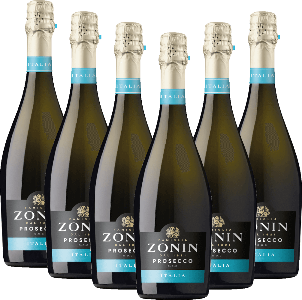 6er Vorteilspaket - Prosecco Spumante Brut DOC - Zonin
