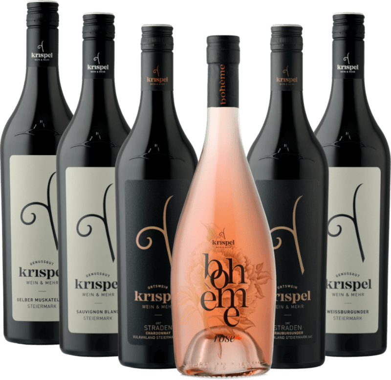 Battito del cuore della Stiria della cantina Krispel – confezione degustazione 6x