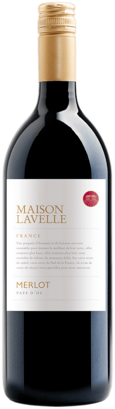 Merlot IGP d'Oc 1,0 l - Maison Lavelle