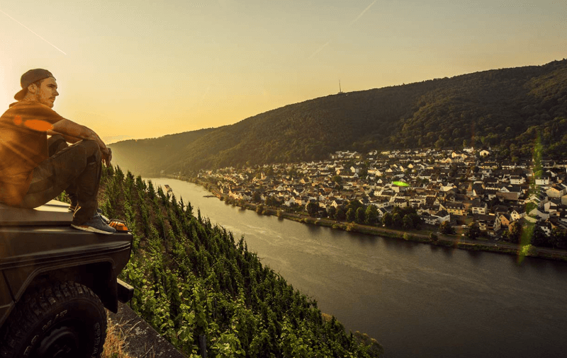 Matthias Knebel sulla Mosella