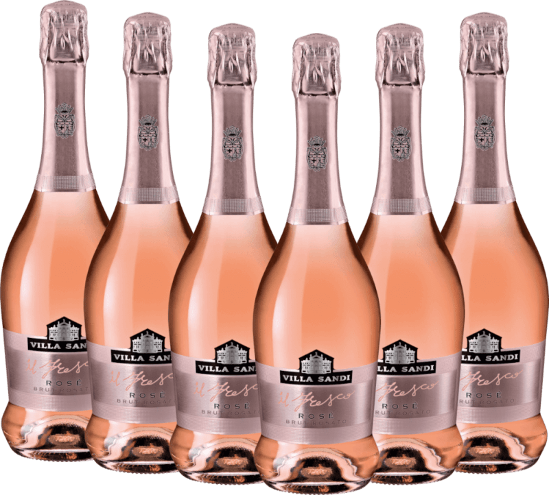6x Vorteils-Weinpaket il Fresco Rosato Spumante Brut - Villa Sandi