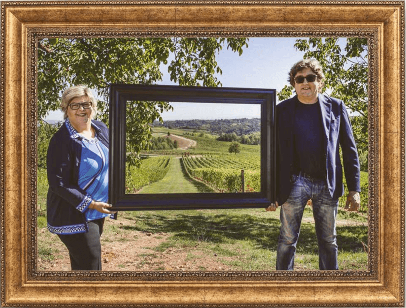 Fratelli bolognesi nel vigneto