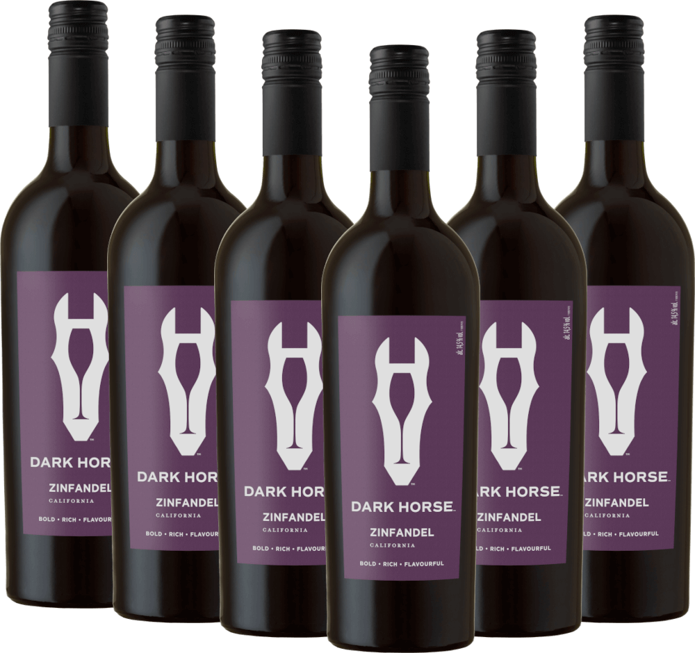 6x Vorteils-Weinpaket Zinfandel - Dark Horse