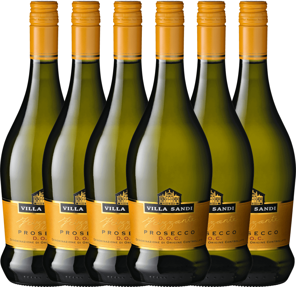 6er Vorteils-Weinpaket - Prosecco Frizzante DOC - Villa Sandi