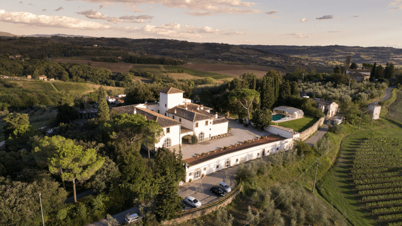 La villa-cantina di San Michele a Torri