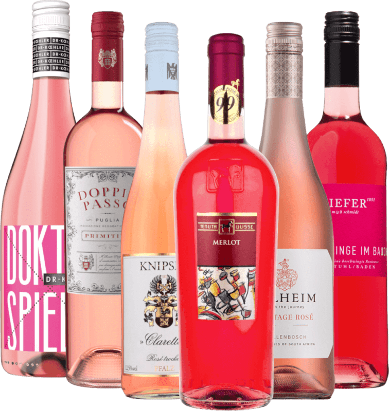 I migliori vini rosati di VINELLO - Pacchetto 6x top seller