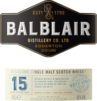 Vorschau: 15 Years Old Whisky - Balblair Distillery