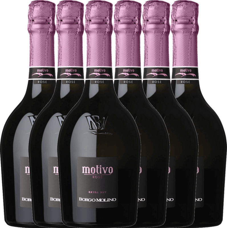 6er pacchetto vino con vantaggio - Motivo Rosé extra dry - Borgo Molino