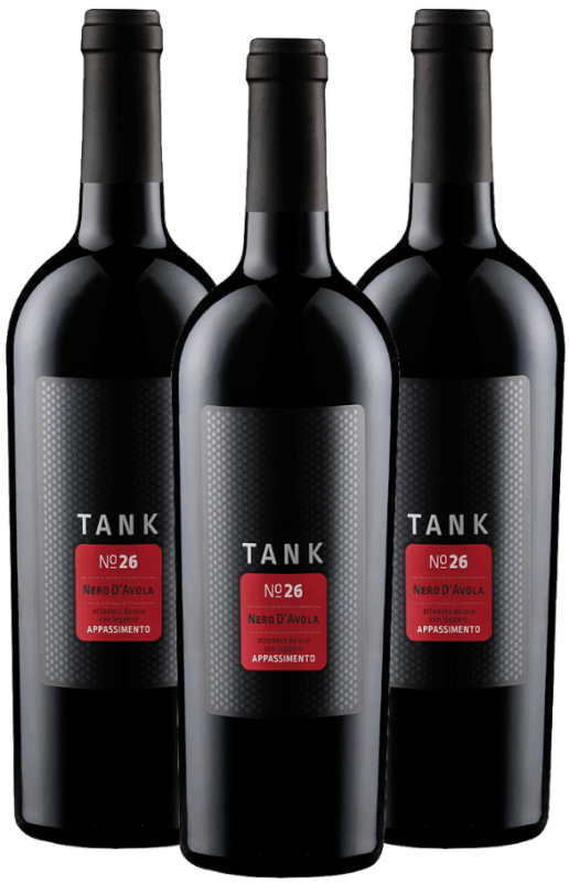 3er Vorteils-Weinpaket - TANK No 26 Nero d'Avola Appassimento IGT - Cantine Minini