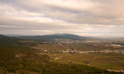 Panorama della zona di Bad Vöslau