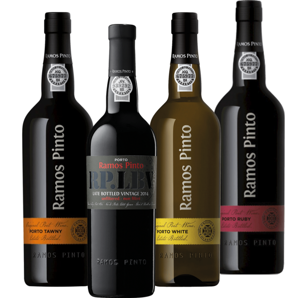 Confezione degustazione di 4 vini Porto – la raffinata varietà del Portogallo di Ramos Pinto