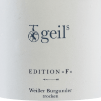 Vorschau: Edition F Weisser Burgunder trocken - Geils Sekt- und Weingut