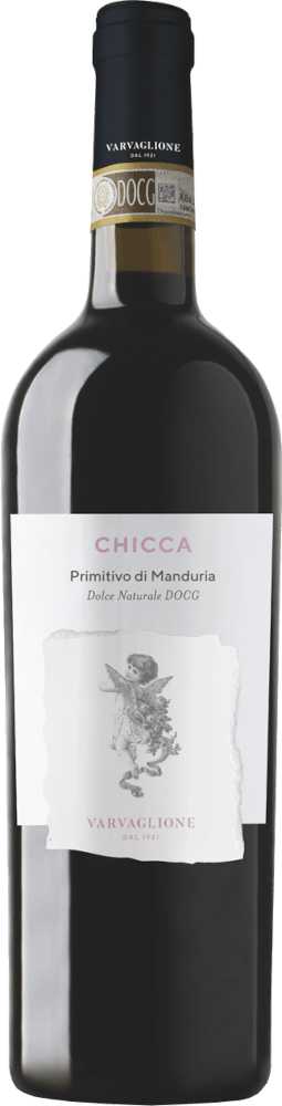 Vorschau: CHICCA Primitivo Di Manduria Dolce Naturale DOCG - Varvaglione - 6x Vorteilspaket