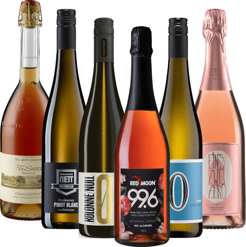 100% Geschmack 0% Alkohol - 6x Probierpaket Alkoholfreier Genuss