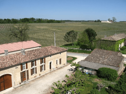 Vista aerea della tenuta dei Ballarini Vista aerea della tenuta dei Ballarini