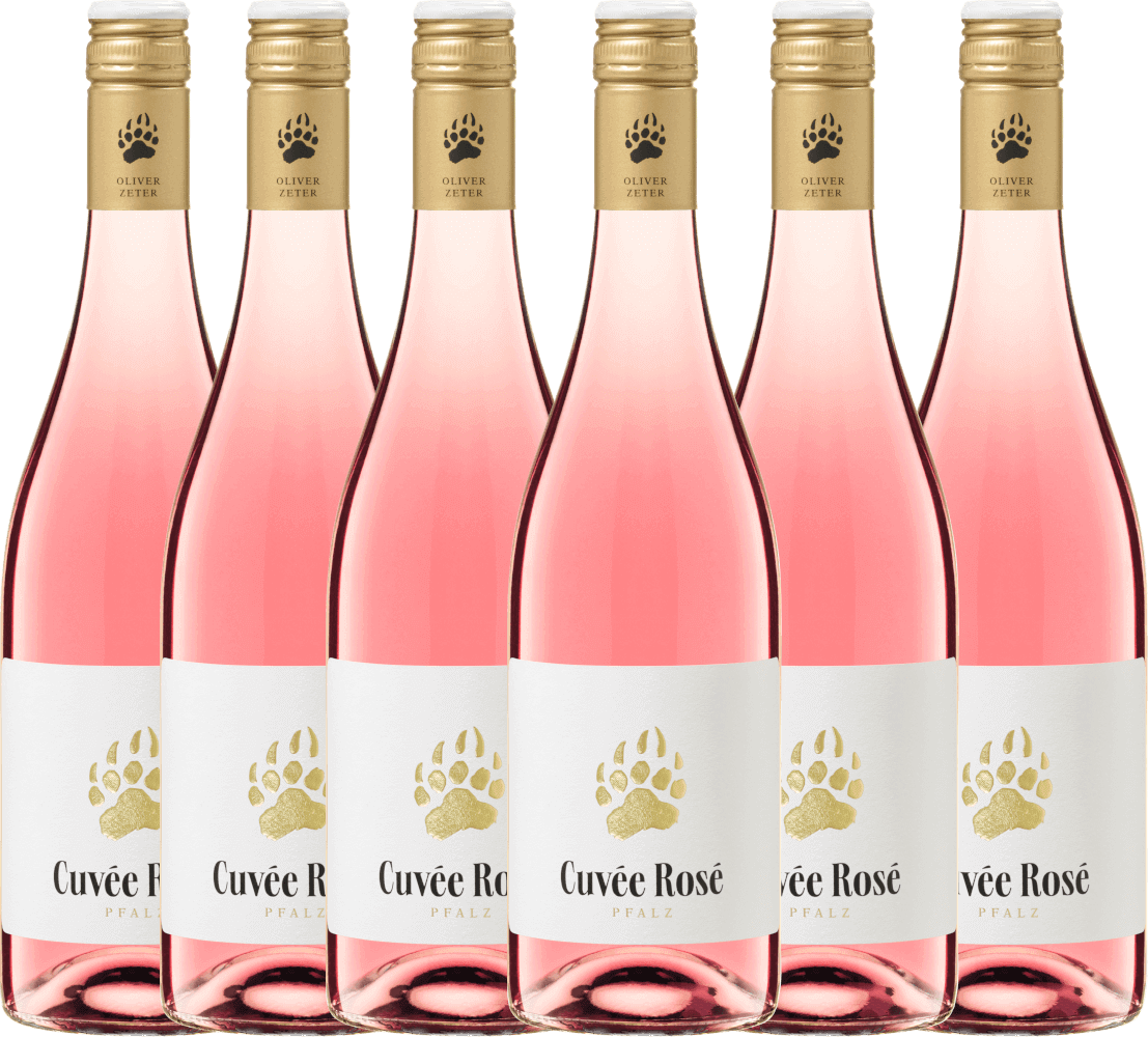 6x Vorteils-Weinpaket - Bärentatze Cuvée Rosé - Oliver Zeter