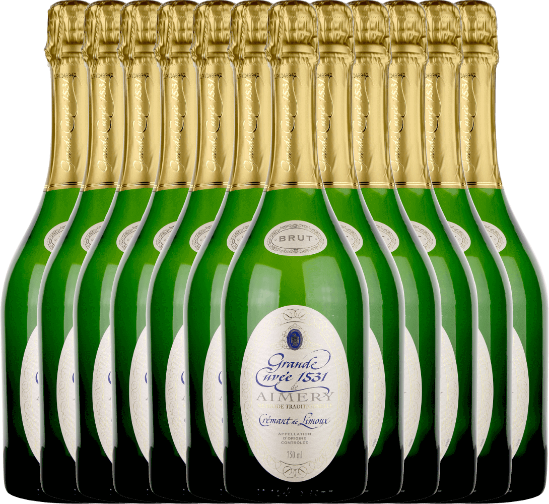12er Vorteilspaket - Aimery Grande Cuvée 1531 Crémant Brut - Sieur d'Arques