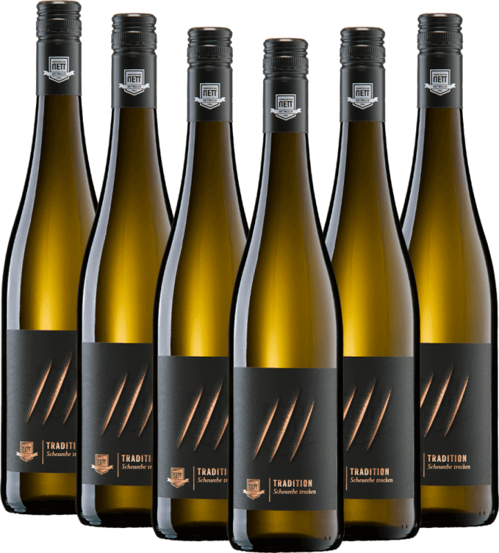 6x Vorteils-Weinpaket Tradition Scheurebe trocken - Bergdolt-Reif & Nett